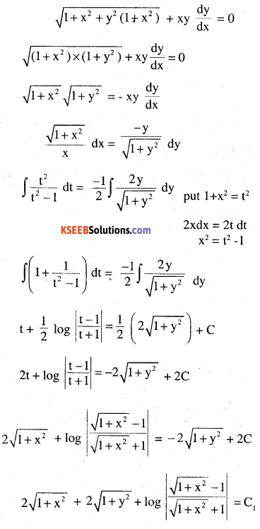 2nd PUC Maths Question Bank Chapter 9 Differential Equations Miscellaneous Exercise 24