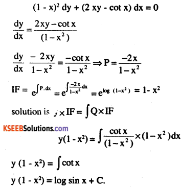 2nd PUC Maths Question Bank Chapter 9 Differential Equations Miscellaneous Exercise 39