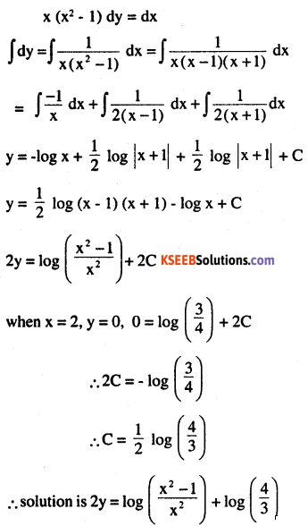 2nd PUC Maths Question Bank Chapter 9 Differential Equations Miscellaneous Exercise 40