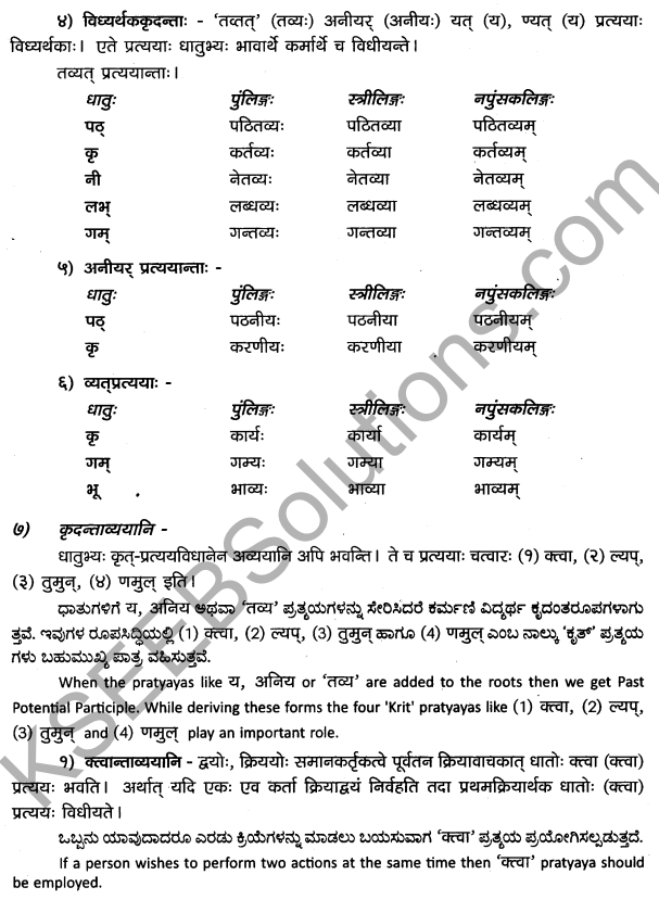 2nd PUC Sanskrit Workbook Answers परिशिष्टभागः 10
