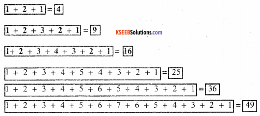 KSEEB Solutions for Class 5 Maths Chapter 10 Patterns 4