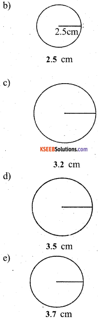 KSEEB Solutions for Class 5 Maths Chapter 7 Circles 9