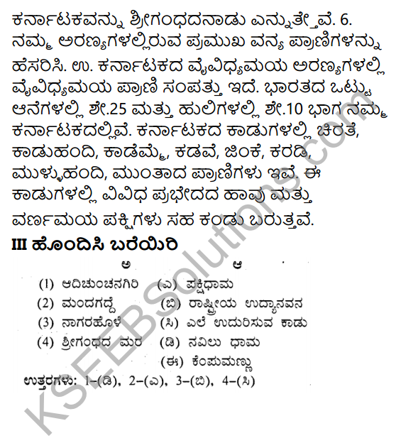 KSEEB Solutions for Class 9 Geography Chapter 3 Karnatakada Vayuguna, Mannugalu, Swabhavika Sasyavarga Hagu Prani Sampattu 4