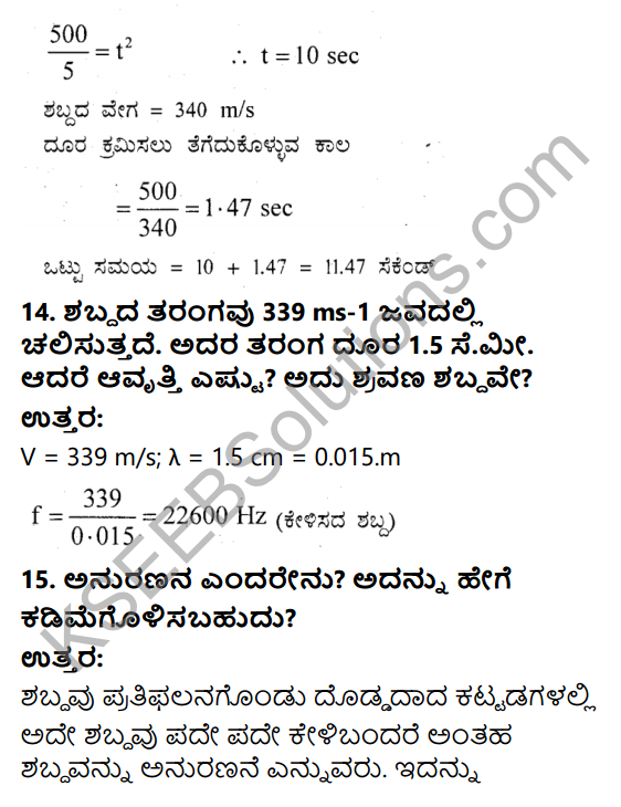 KSEEB Solutions for Class 9 Science Chapter 12 Shabda 14