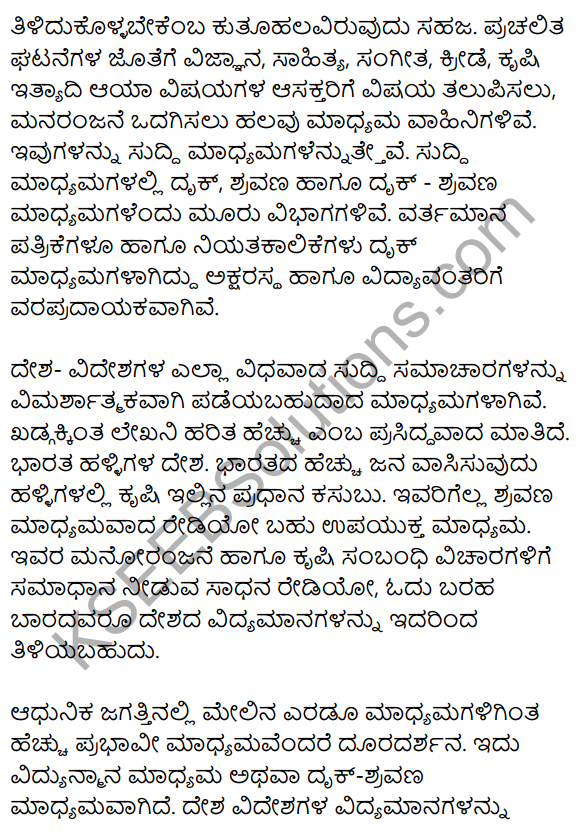 Nudi Kannada Text Book Class 10 Rachana Bhaga Prabandha Lekhana 4