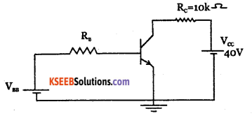2nd PUC Electronics Question Bank Chapter 2 Transistor Biasing 10