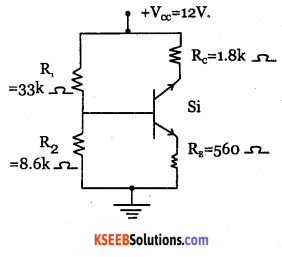 2nd PUC Electronics Question Bank Chapter 2 Transistor Biasing 12