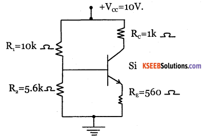 2nd PUC Electronics Question Bank Chapter 2 Transistor Biasing 14