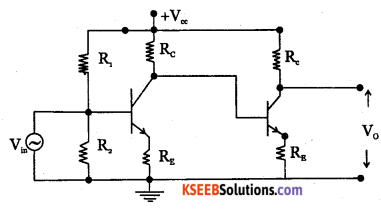2nd PUC Electronics Question Bank Chapter 3 Transistor Amplifiers 11