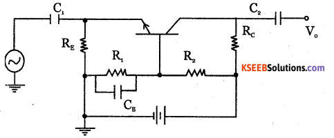 2nd PUC Electronics Question Bank Chapter 3 Transistor Amplifiers 5