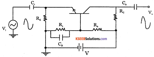 2nd PUC Electronics Question Bank Chapter 3 Transistor Amplifiers 7