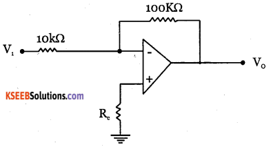 2nd PUC Electronics Question Bank Chapter 5 Operational Amplifiers(OP-Amp) 78