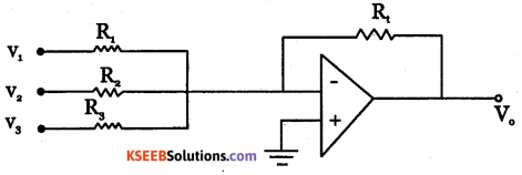 2nd PUC Electronics Question Bank Chapter 5 Operational Amplifiers(OP-Amp) 9