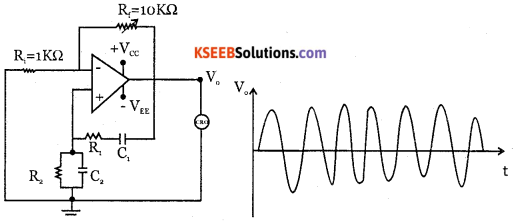 2nd PUC Electronics Question Bank Chapter 6 Oscillators 26