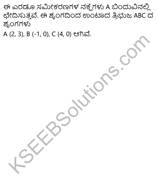 KSEEB Solutions for Class 10 Maths Chapter 3 Pair of Linear Equations in Two Variables Ex 3.2 in Kannada 21