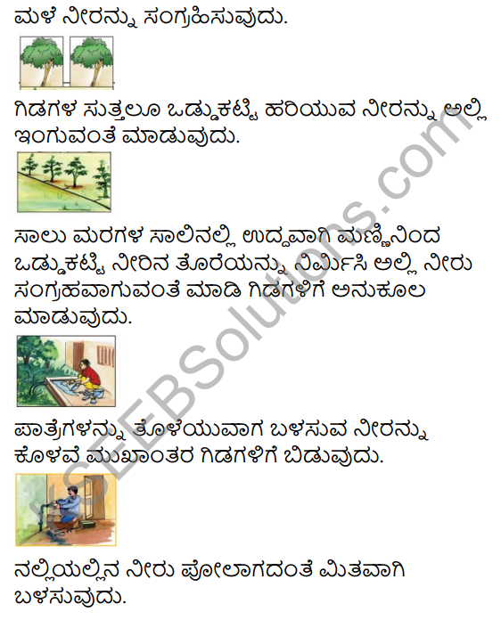 KSEEB Solutions for Class 4 EVS Chapter 6 Each Drop in Kannada 12