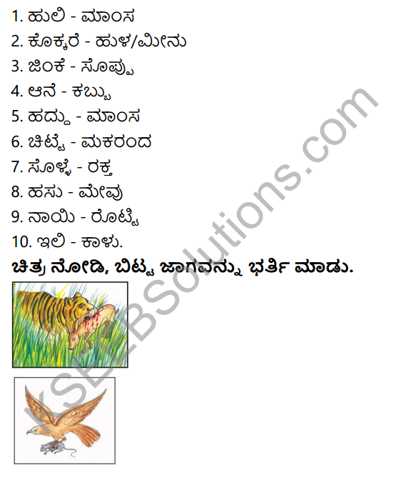 KSEEB Solutions for Class 4 EVS Chapter 8 Food - Health in Kannada 6