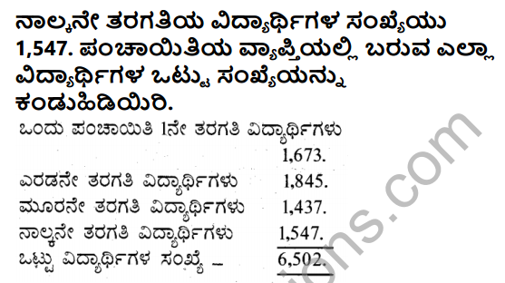 KSEEB Solutions for Class 5 Maths Chapter 2 Addition in Kannada 3