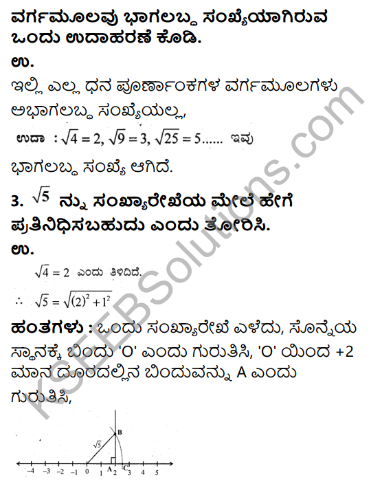 KSEEB Solutions for Class 9 Maths Chapter 1 Number Systems Ex 1.2 in Kannada 2