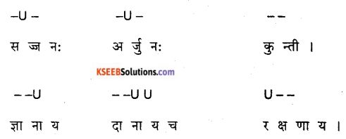KSEEB Solutions for Class 9 Sanskrit नंदिनी Chapter 20 छन्दः 4