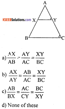KSEEB Solutions for Class 10 Maths Chapter 2 Triangles Additional Questions 1