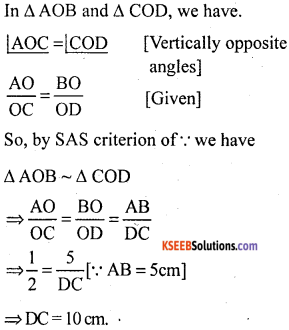 KSEEB Solutions for Class 10 Maths Chapter 2 Triangles Additional Questions 16