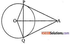 KSEEB Solutions for Class 10 Maths Chapter 4 Circles Additional Questions 16