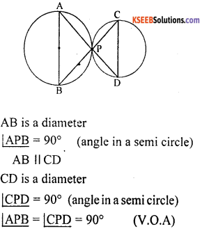 KSEEB Solutions for Class 10 Maths Chapter 4 Circles Additional Questions 23
