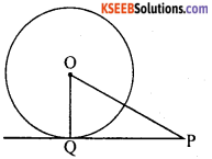 KSEEB Solutions for Class 10 Maths Chapter 4 Circles Additional Questions 5