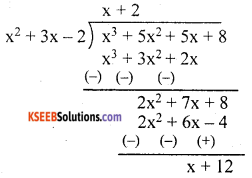 KSEEB Solutions for Class 10 Maths Chapter 9 Polynomials Additional Questions 5