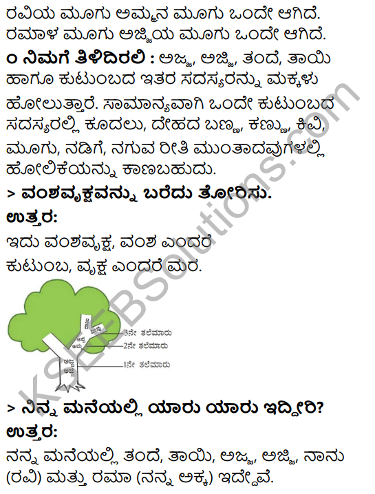 KSEEB Solutions for Class 3 EVS Chapter 16 Deepa’s Generation in Kannada 3