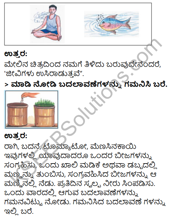 KSEEB Solutions for Class 3 EVS Chapter 3 Judgement of the Owl in Kannada 5