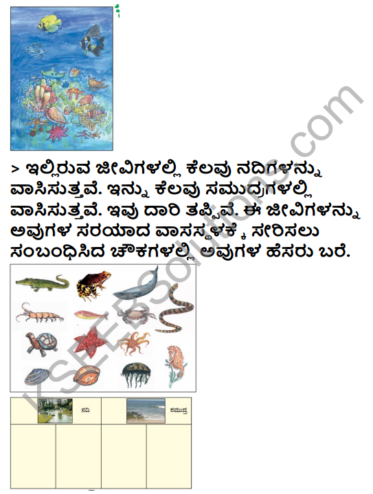 KSEEB Solutions for Class 3 EVS Chapter 5 The Family of Water in Kannada 3
