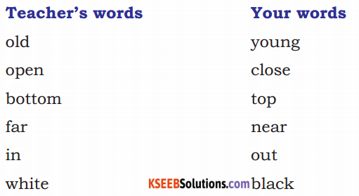 KSEEB Solutions for Class 3 English Chapter 2 Head, Shoulders, Knees and Toes 32