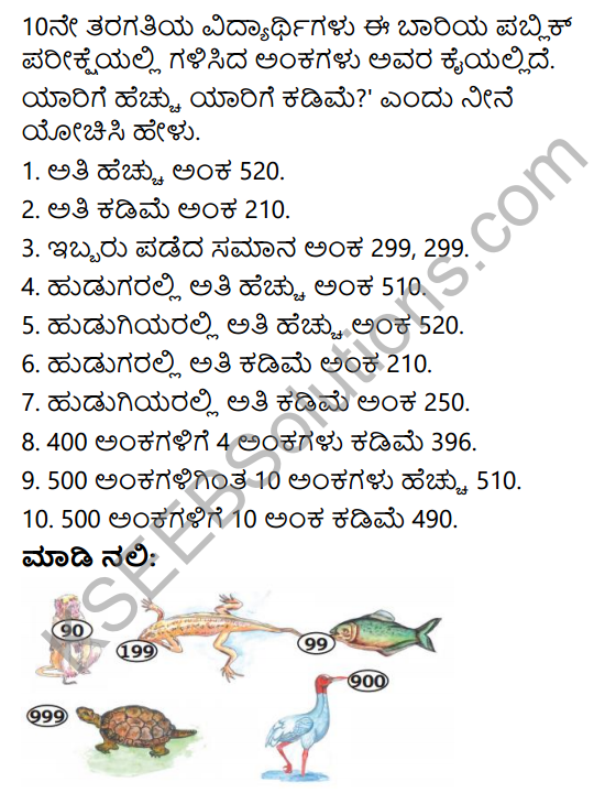 KSEEB Solutions for Class 3 Maths Chapter 2 Numbers in Kannada 16