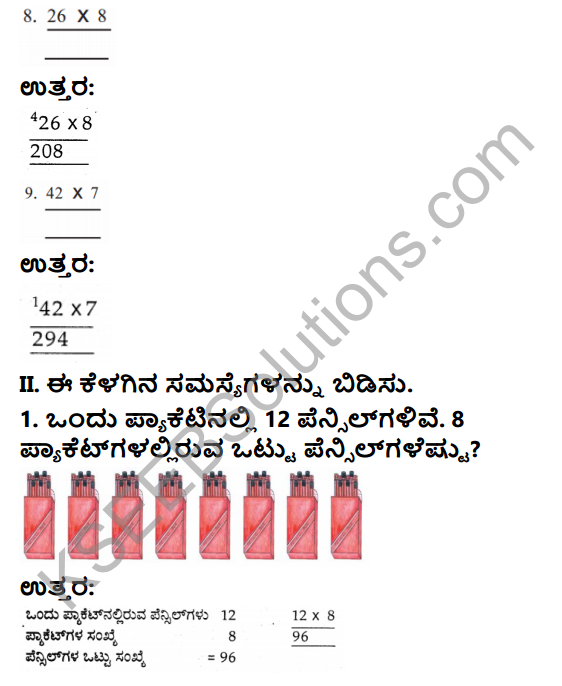 KSEEB Solutions for Class 3 Maths Chapter 5 Multiplication in Kannada 19