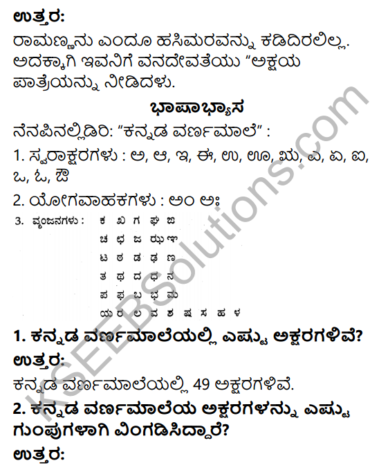 Savi Kannada Text Book Class 3 Solutions Chapter 1 Tutturi Poem 4
