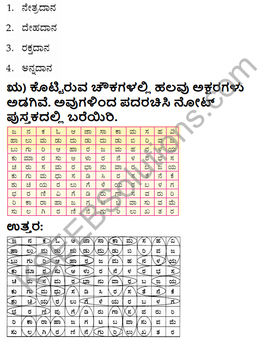 Savi Kannada Text Book Class 4 Solutions Chapter 18 Nudi Atagalu 5