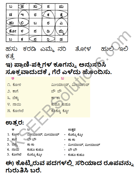 Savi Kannada Text Book Class 4 Solutions Chapter 6 Doddavaru Yaru 6