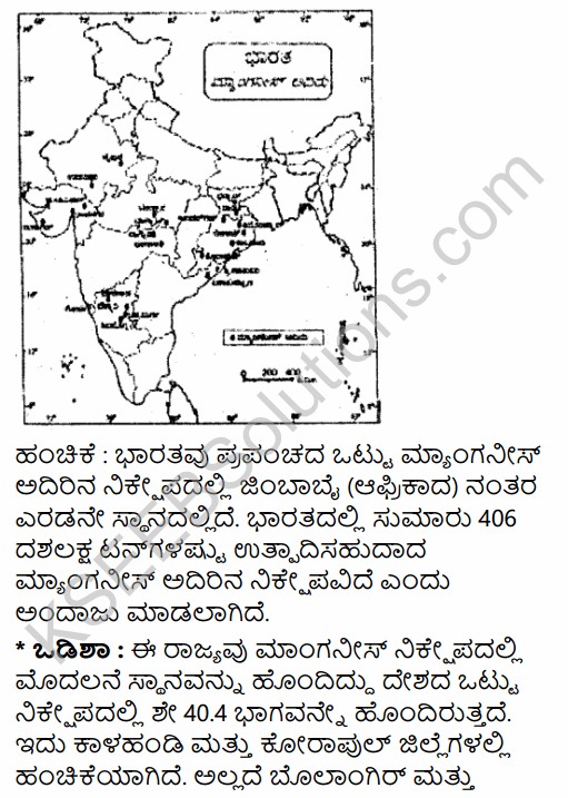 2nd PUC Geography Question Bank Chapter 9 Mineral and Power Resources in Kannada 15