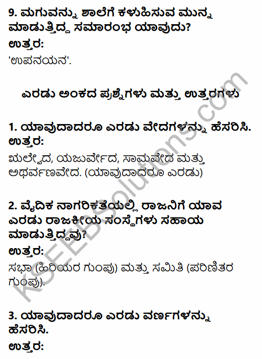 2nd Puc History 4th Chapter In Kannada KSEEB Solutions