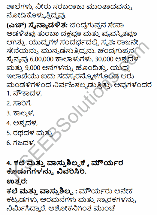 2nd PUC History Question Bank Chapter 4 Ancient Period in Kannada 50