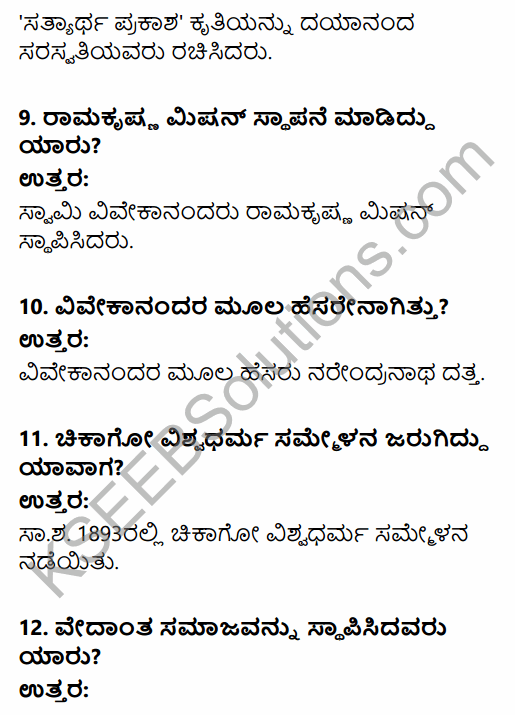2nd PUC History Question Bank Chapter 7 Modern India in Kannada 58