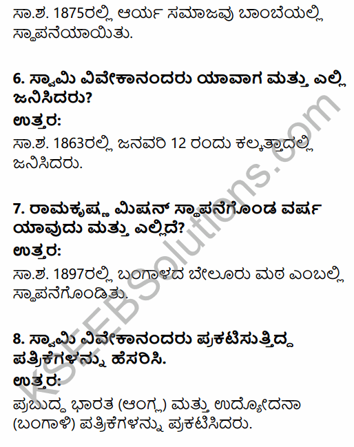 2nd PUC History Question Bank Chapter 7 Modern India in Kannada 62
