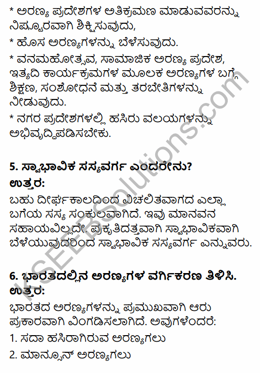 1st PUC Geography Question Bank Chapter 10 Climate, Soil and Forest in Kannada 40