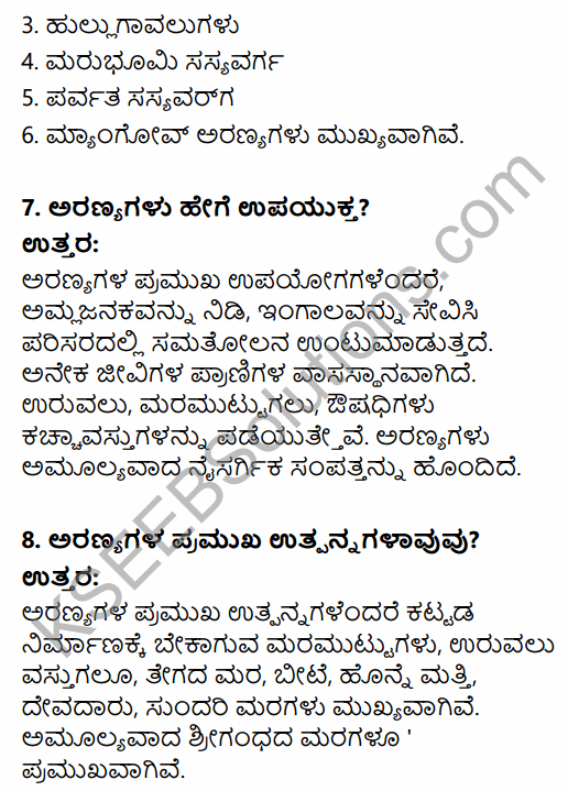 1st PUC Geography Question Bank Chapter 10 Climate, Soil and Forest in Kannada 41