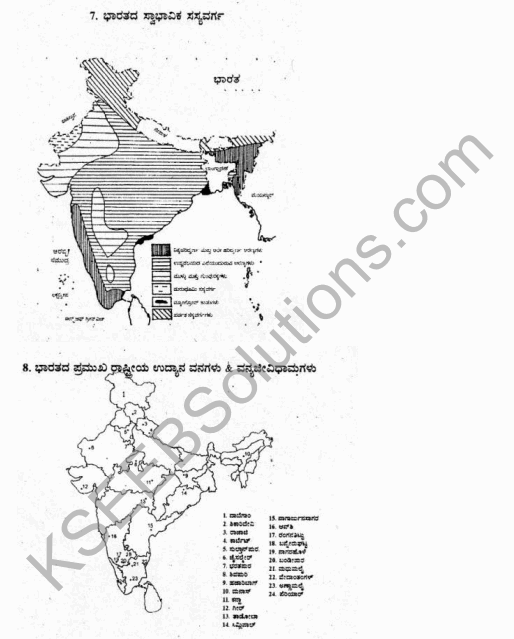 1st PUC Geography Question Bank Chapter 12 Cartography in Kannada 19