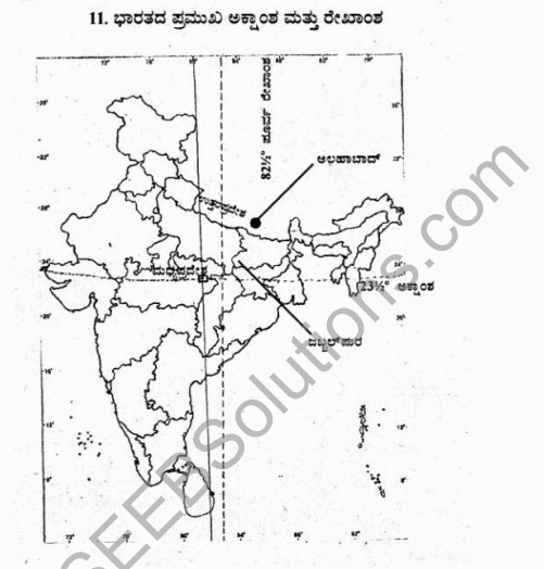 1st PUC Geography Question Bank Chapter 12 Cartography in Kannada 21