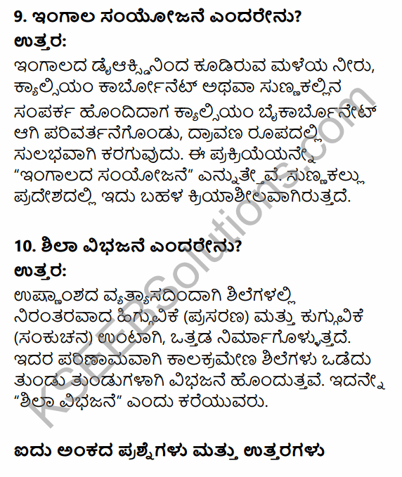 1st PUC Geography Question Bank Chapter 4 Landforms in Kannada 15