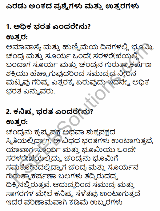 1st PUC Geography Question Bank Chapter 6 Hydrosphere in Kannada 42